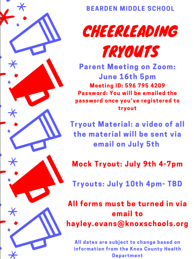 TRYOUTS TRYOUTS